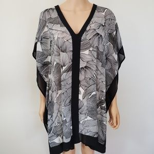 Merona Kimono Style Top Sheer Size Medium Beachy Costal Cover Up